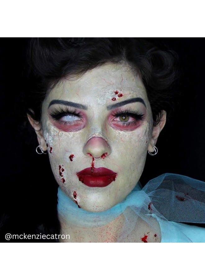 mehron Makeup Color Cups | Stage, Foundation, Face Paint, Body Paint, Halloween Makeup | Greasepaint .5 oz (14 g) (Zombie Flesh) - Image 2