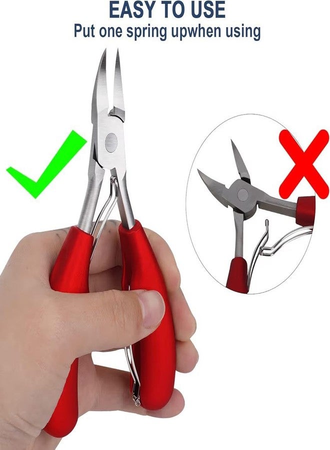 JENIBRI 1Pack, New Toenail Clipper Heavy Duty, Stainless Steel Nail Nippers for Ingrown Nails, Sharp Precision Toenail Cutter for Men Women Seniors Grooming Tool. - Image 5