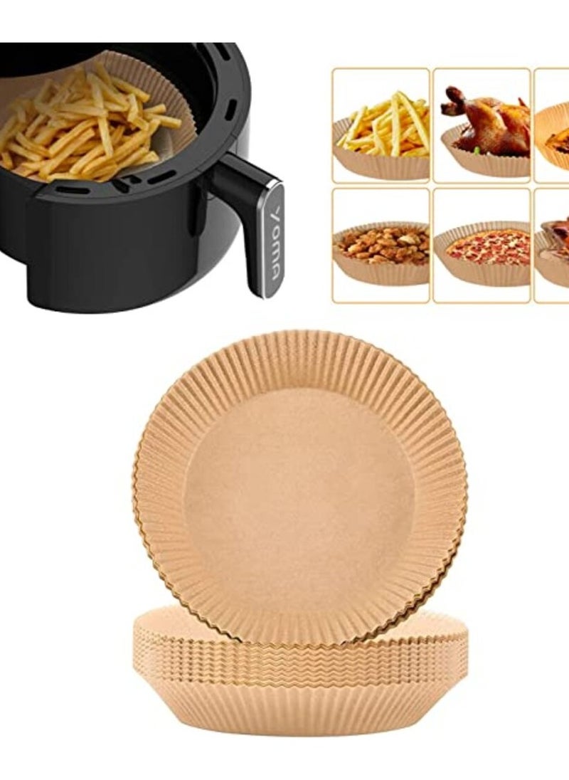 Generic Disposable paper liner  To prevent food and bread from sticking to the air fryer and microwave, 100 pieces  - Image 3
