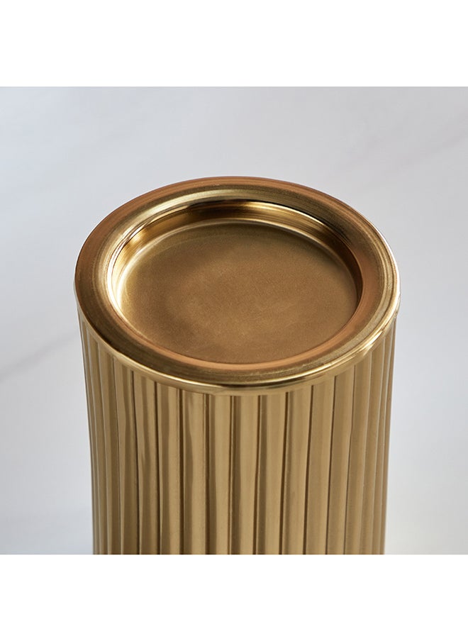 Home Box حامل شموع معدني مضلع من أريستو 12 × 26 × 12 سم  - Image 3