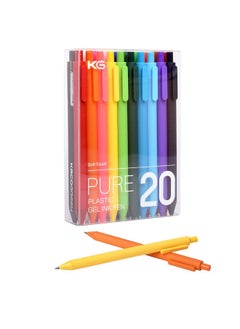 Kaco Retractable Gel Pens, 20 Assorted Colors  - Image 1