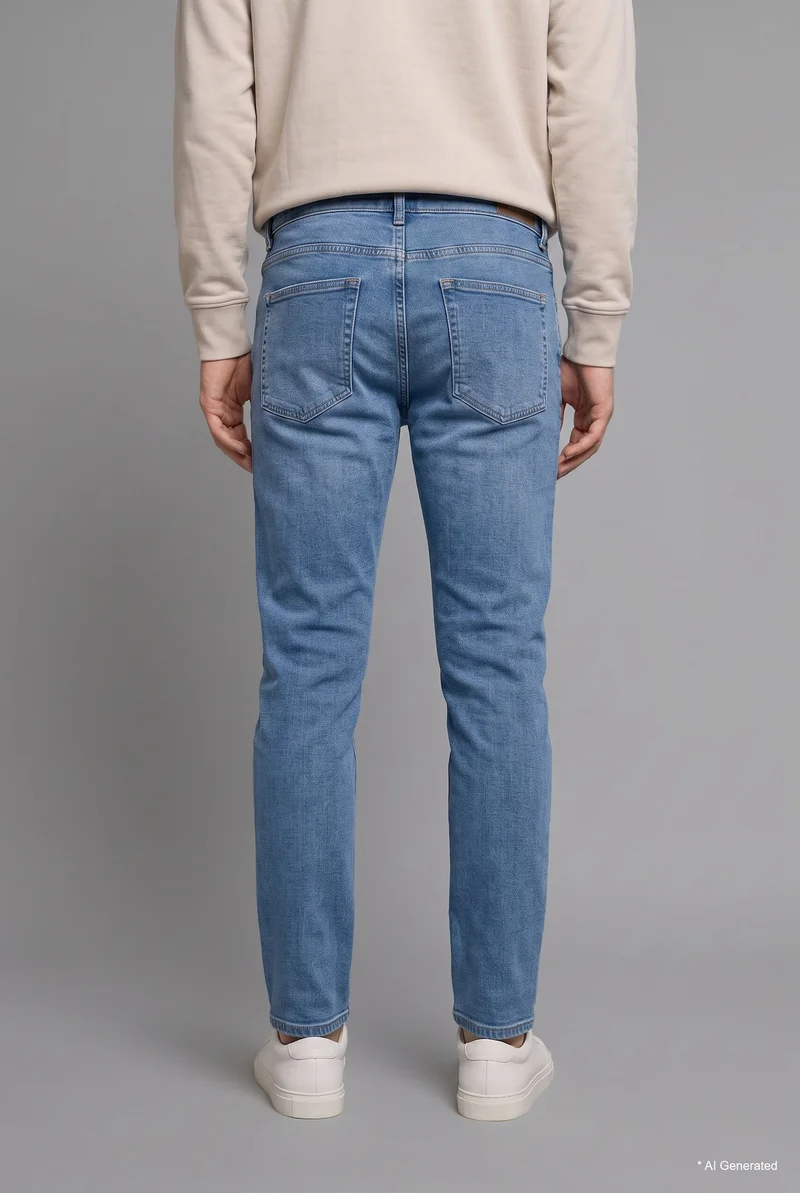 Defacto  Pedro Slim Fit Regular Waist Jeans for Men | Best Price UAE