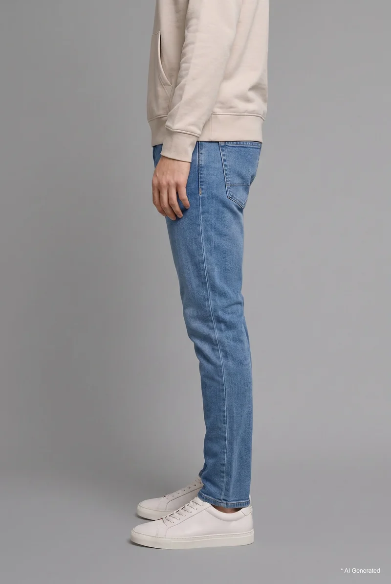 Defacto  Pedro Slim Fit Regular Waist Jeans for Men | Best Price UAE