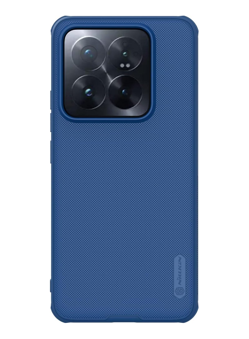 Nillkin Super Frosted Shield Pro Series Cover Case Designed For Xiaomi Mi 14 Pro - Blue - Image 1