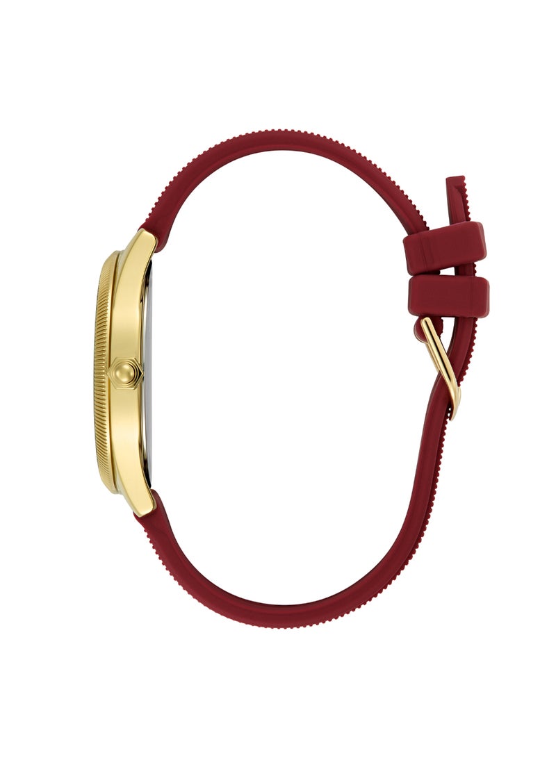 OLIVIA BURTON ROUND ANALOG WOMEN'S CRANBERRY CASE WATCH - 24000182 - Image 4