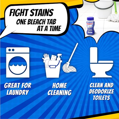 AMAZE Ultra Concentrated Bleach Tablets [32 tablets] - Meadow Scent - for Laundry, Toilet, and Multipurpose Home Cleaning. No Splash Liquid Bleach Alternative - Image 5