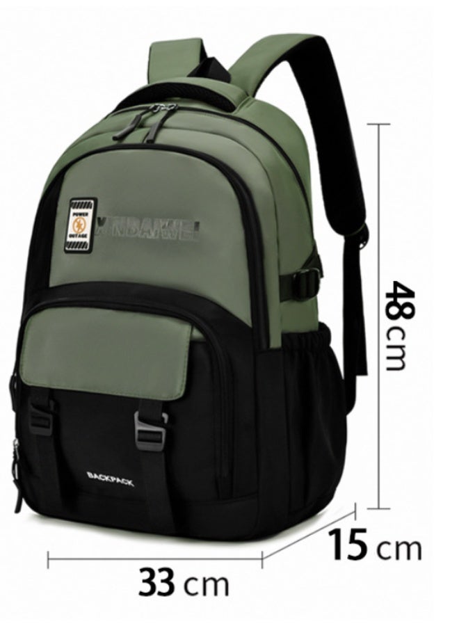 College students' campus, high school students' backpack craze, junior high school and senior high school casual backpacks, business backpacks for middle and primary school students, large-capacity backpack - Image 2