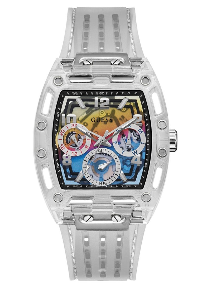 GUESS Mens Clear Multi-function Watch - GW0499G3 - Image 1