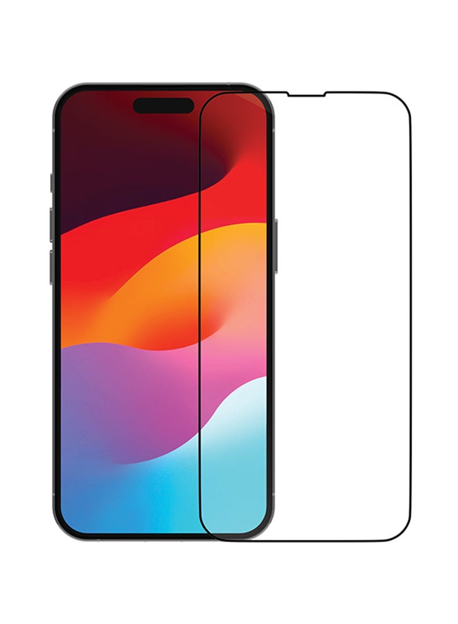 DBRAMANTE1928 واقي الشاشة EcoShield Screenpro لجهاز iPhone 15 Plus باللون الأسود - Image 1