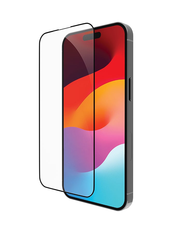 DBRAMANTE1928 واقي الشاشة EcoShield Screenpro لجهاز iPhone 15 Plus باللون الأسود - Image 2