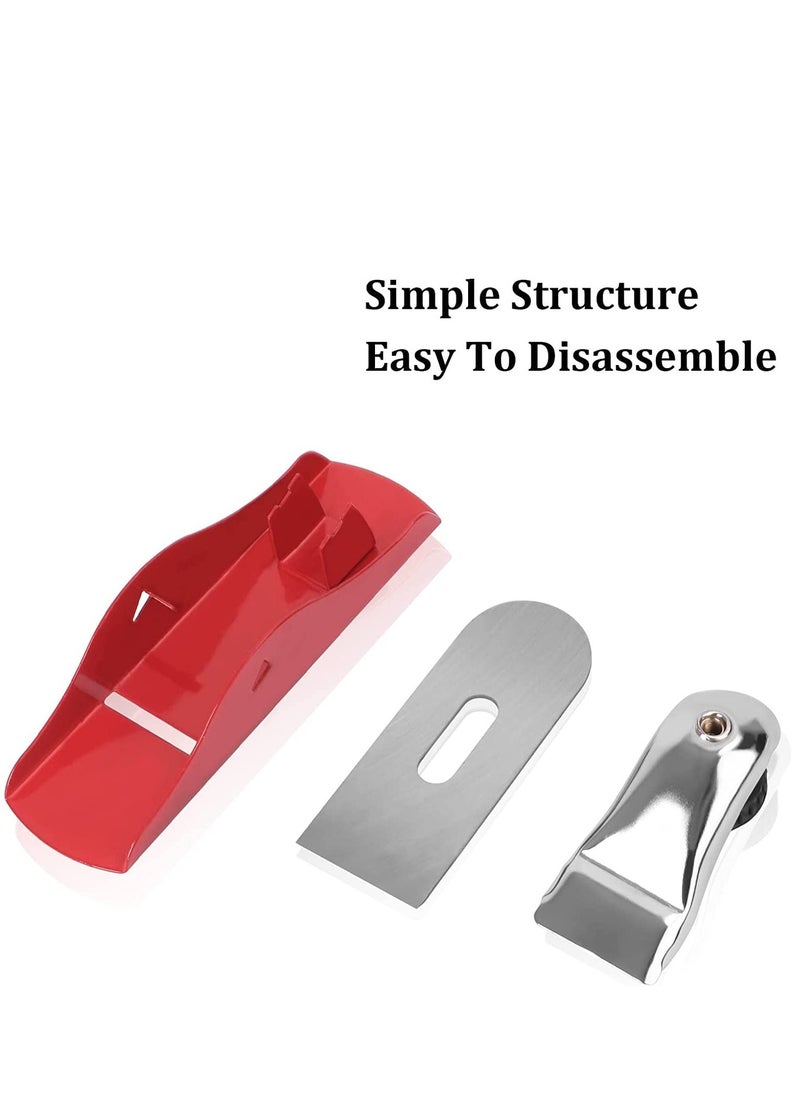 SYOSI Mini Hand Planer, Smoothing Plane, Adjustable Small Trimming Planer Manual Wood Planer Wood Plane Tool for Wood Carving Processing, and Carpenter DIY Model Making - Image 1