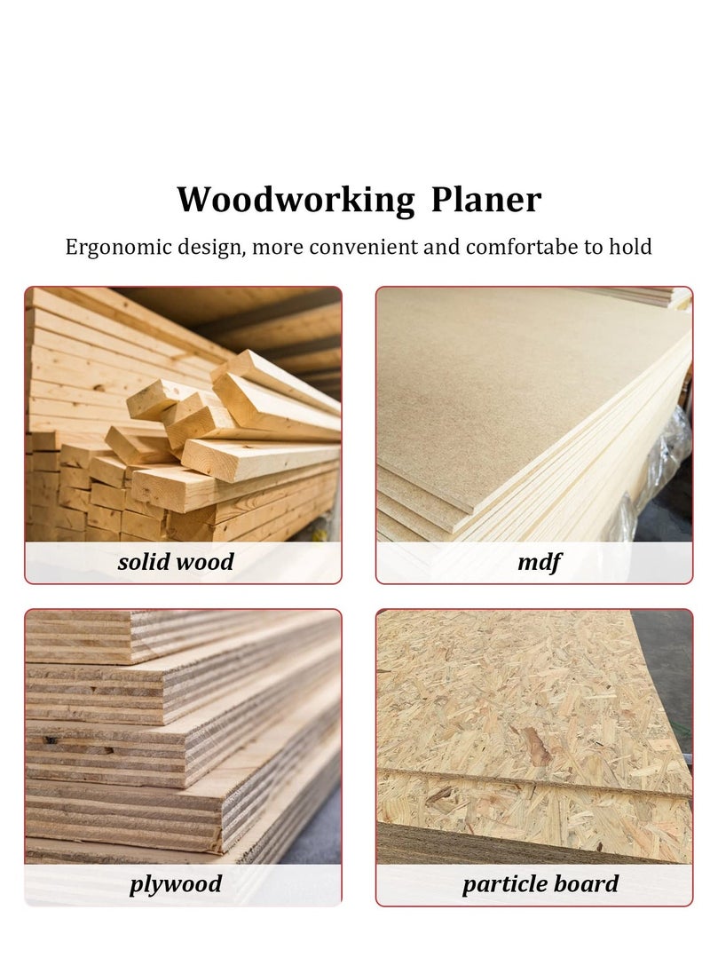 SYOSI Mini Hand Planer, Smoothing Plane, Adjustable Small Trimming Planer Manual Wood Planer Wood Plane Tool for Wood Carving Processing, and Carpenter DIY Model Making - Image 4