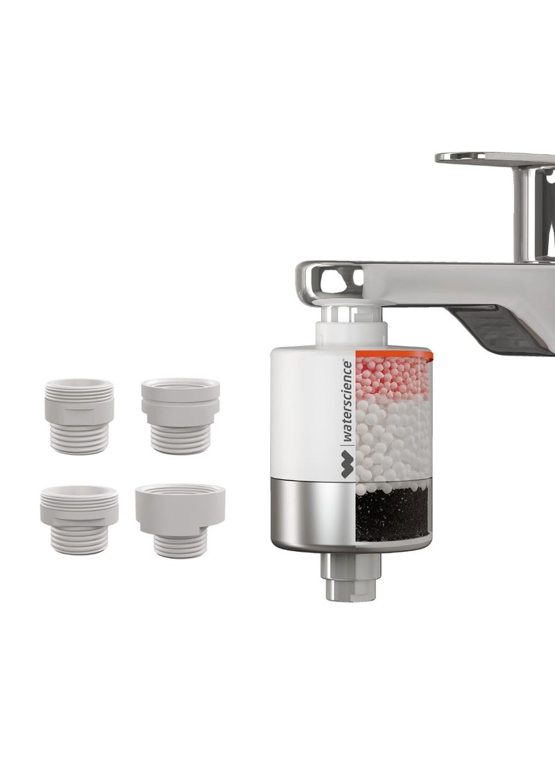 WaterScience WaterScience CLEO Hard Water Softener for Tap and Shower Shower Filter for Bathroom Hard Water Filter for Tap With Metal Adaptors CLEOSFU423  - Image 1