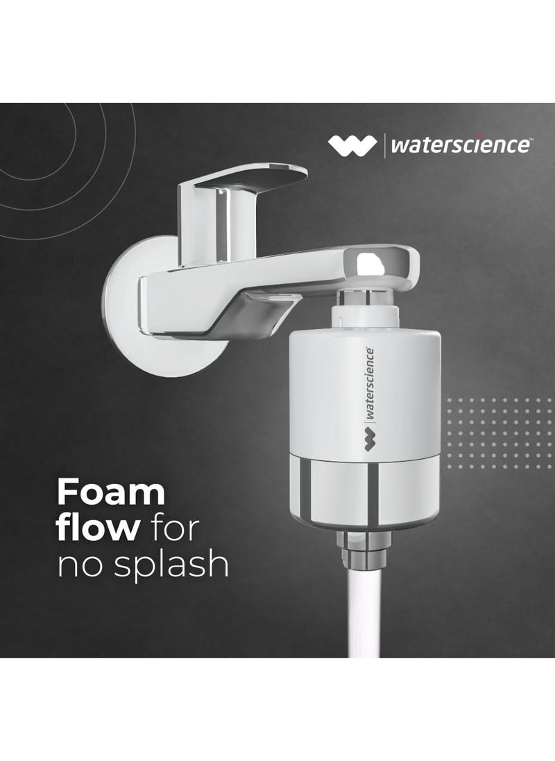 WaterScience WaterScience CLEO Hard Water Softener for Tap and Shower Shower Filter for Bathroom Hard Water Filter for Tap With Metal Adaptors CLEOSFU423  - Image 2