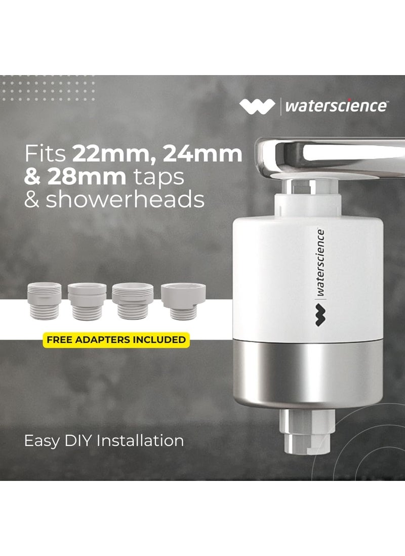 WaterScience WaterScience CLEO Hard Water Softener for Tap and Shower Shower Filter for Bathroom Hard Water Filter for Tap With Metal Adaptors CLEOSFU423  - Image 5