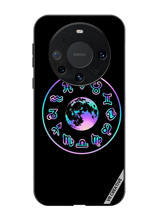 VR CREATIVE Protective Case Cover For Huawei Mate 60 Pro Plus Abstract Pattern Sings Design Multicolour - Image 1