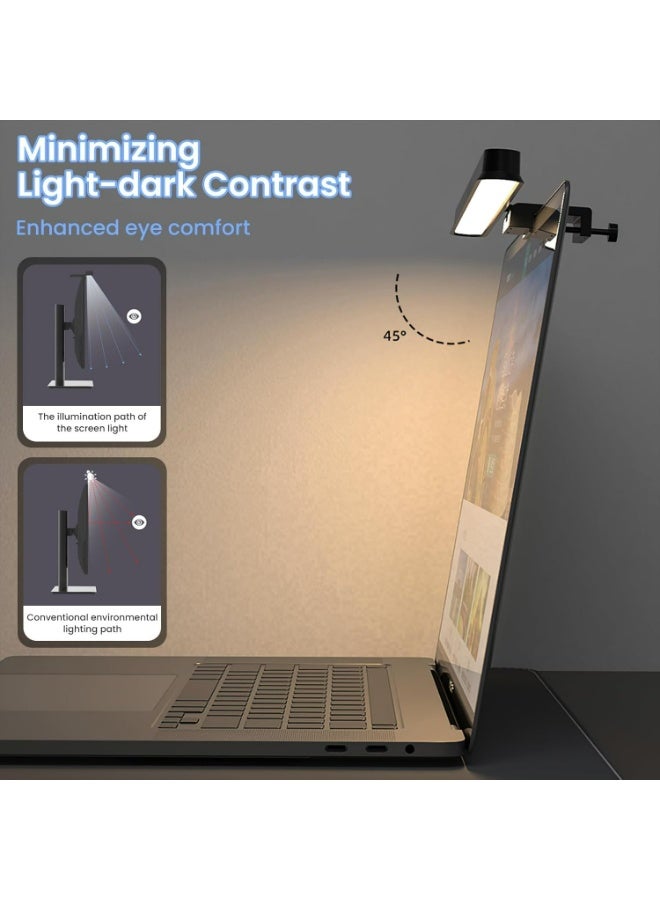 Monitor Light Bar, USB LED Task Lamp for Curved/Flat Screens, Eye-Care Dimmable Desk Lamp with Touch Control, No Glare Reading Light for Home Office - Image 5
