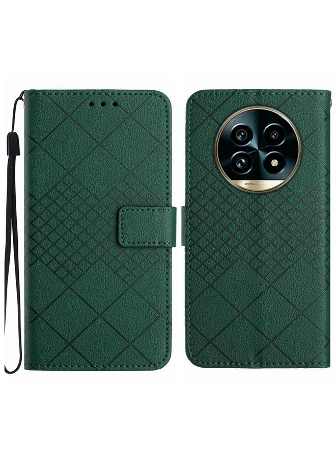 S-TOP Case For Realme 13 Pro 5G / 13 Pro+ 5G Rhombic Grid Texture Leather Phone Case - Image 1