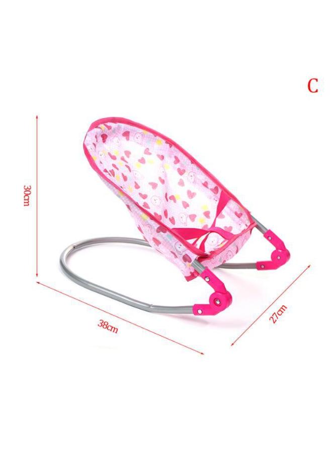 Children's Toy Doll Simulation Baby Trolley Dining Chair Rocking Chair Swing Sleeping Bed Toy-Specifications:Bed - Image 4
