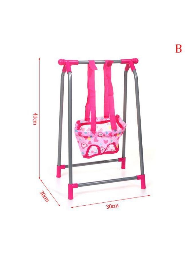 Children's Toy Doll Simulation Baby Trolley Dining Chair Rocking Chair Swing Sleeping Bed Toy-Specifications:Bed - Image 3