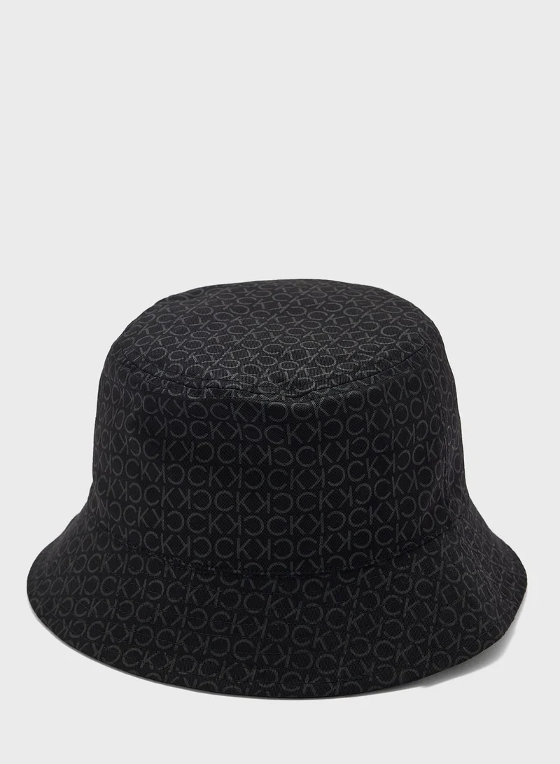 CALVIN KLEIN Monogram Detailed Bucket Hat