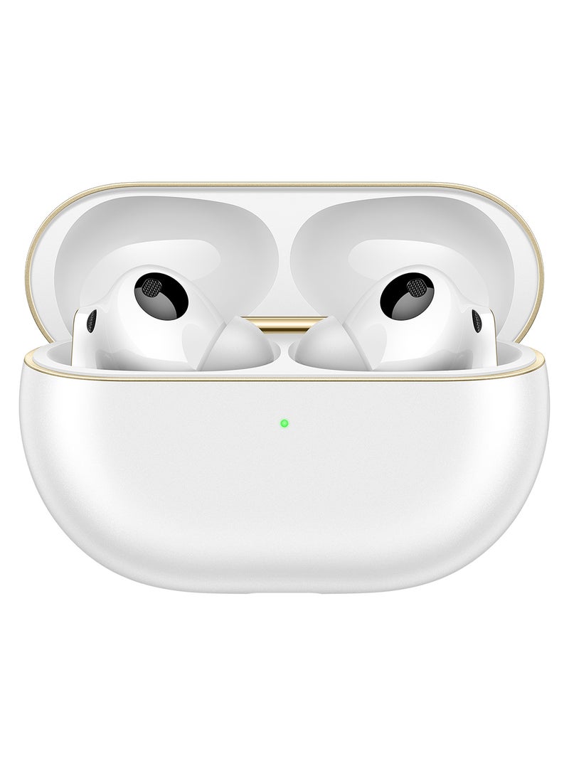 HUAWEI FreeBuds Pro 4, Accept-reject calls with Head Motion Controls, Dual-driver True Sound, Intelligent Dynamic ANC, cmpatible with iOS & Android, AI call-noise-cancellation White - Image 1