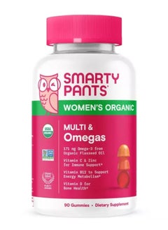 SmartyPants Organic Women's Multi & Omegas, 90 Gummies  - Image 1