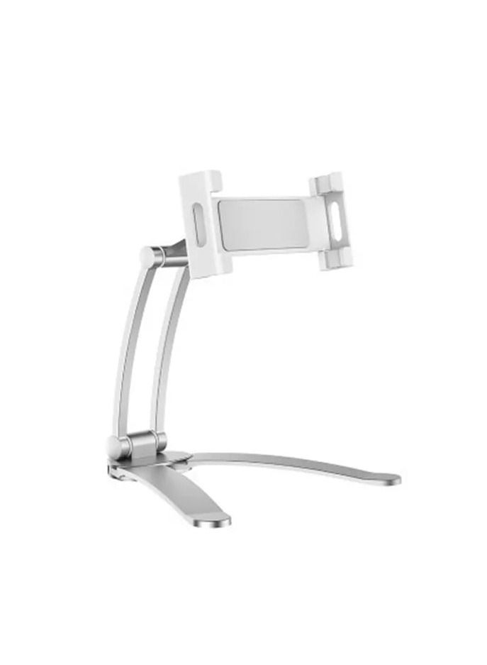 REBENUO Multi-position desktop phone holder lk-616 for mobile or iPad. Mount your device the way that suits you (white) - Image 4