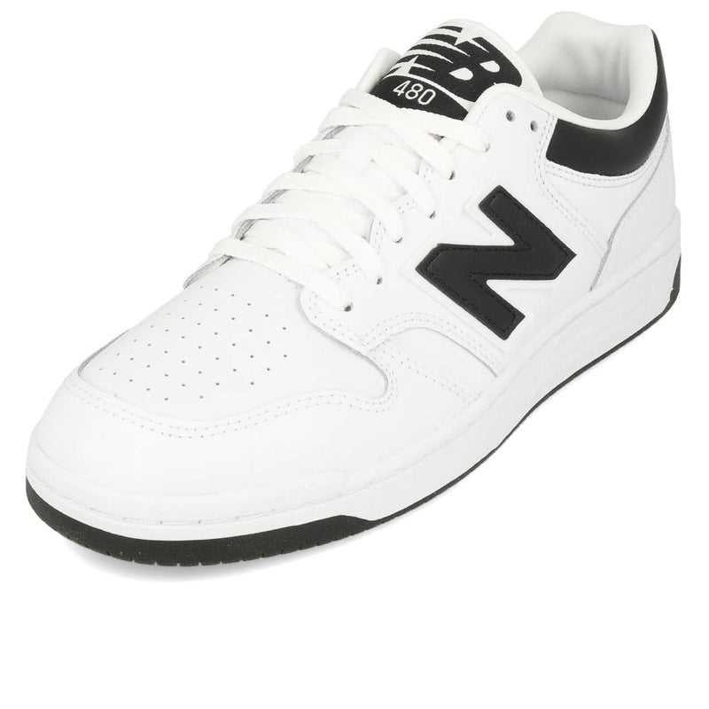 New Balance UnisexAdult BB480 V1 Sneaker WhiteBlack 75