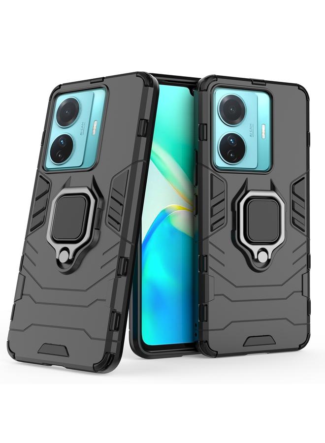 erorex Case For vivo T1 Pro 5G / S15e 5G Shockproof PC + TPU Phone Case with Magnetic Ring Holder - Image 1