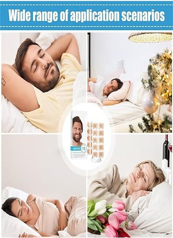 Generic Anti-snoring nose patch Comfortable anti-snoring device Suitable for hotels, homes, business travel  - Image 3