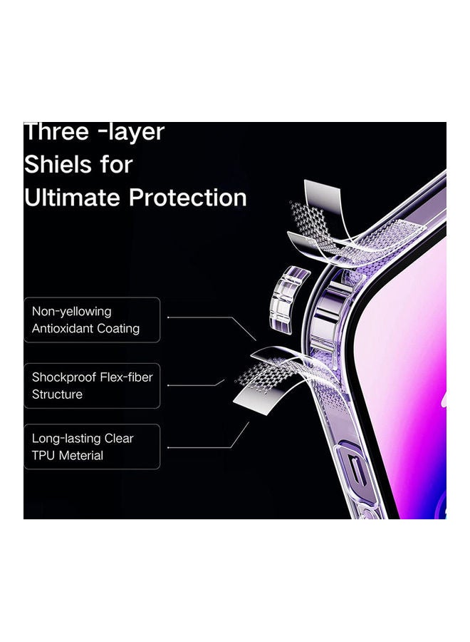 OFFBEAT iPhone 15 Pro Max Magsafe Crystal Clear Case, Anti-Yellowing, Multi Drop Protection and Wireless Charging Compatiblity Transparent - Image 2