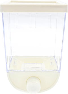 AKDC Cereal Dispenser, Dry Food Organiser, Wall Mounted Plastic Canister Fresh & Easy Transparent Plastic Air Tight Cereal Dispenser For Cereals Cornflakes (1000Ml)  - Image 4