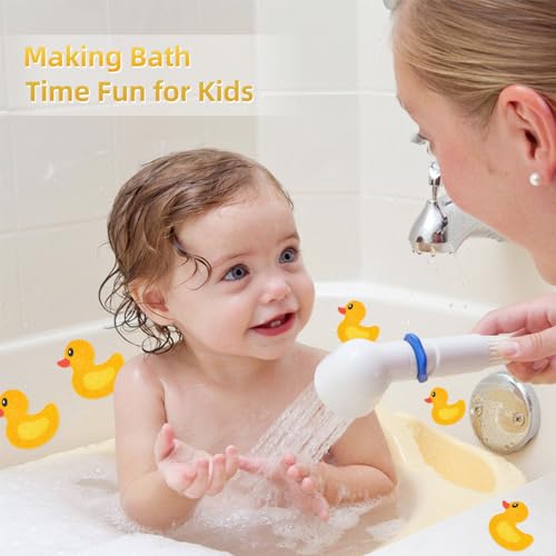 Nodirz 20 PCS Non Slip Bathtub Stickers, Cute Duck Creature Shower Stickers for Kids, Bathtub Non Slip and Adhesive Decals Scraper for Safety Bathroom Tubs, Shower Floor, Stairs - Image 2