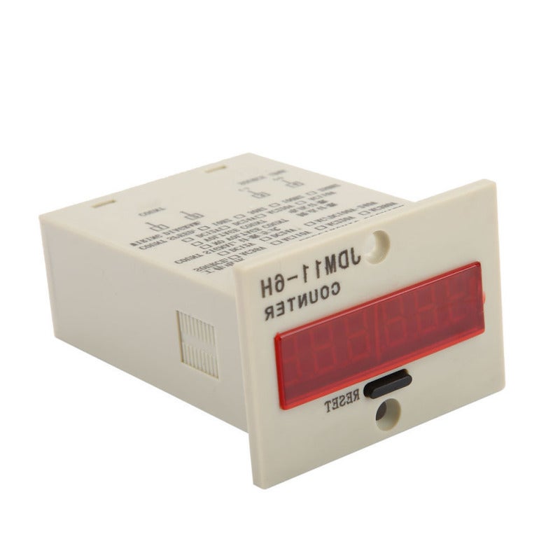 عداد إلكتروني عالي السرعة  
نطاق العد: 0-999999  
جهد التشغيل: AC220V / DC12V-36V  
أداء عد مستقر  
ذاكرة غير متطايرة (بدون طاقة) تدوم حتى 10 سنوات  
مُخصص لأجهزة إدخال الإشارة - Image 1