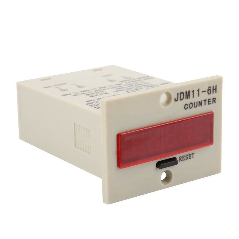 عداد إلكتروني عالي السرعة  
نطاق العد: 0-999999  
جهد التشغيل: AC220V / DC12V-36V  
أداء عد مستقر  
ذاكرة غير متطايرة (بدون طاقة) تدوم حتى 10 سنوات  
مُخصص لأجهزة إدخال الإشارة - Image 4