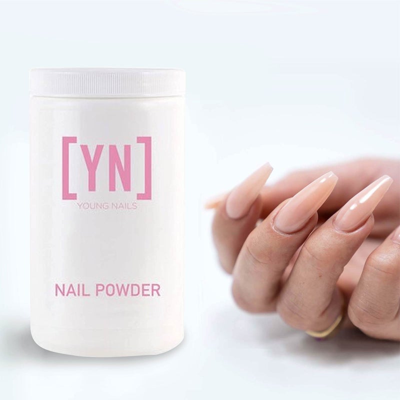 Young Nails Acrylic Core Powder - Self-Leveling Acrylic Nail Powder, Clear Nude Pink White Acrylic Powder for Nail Extenstion, Professional Grade, Superior Adhesion, Color - Clear, 660g - Image 5