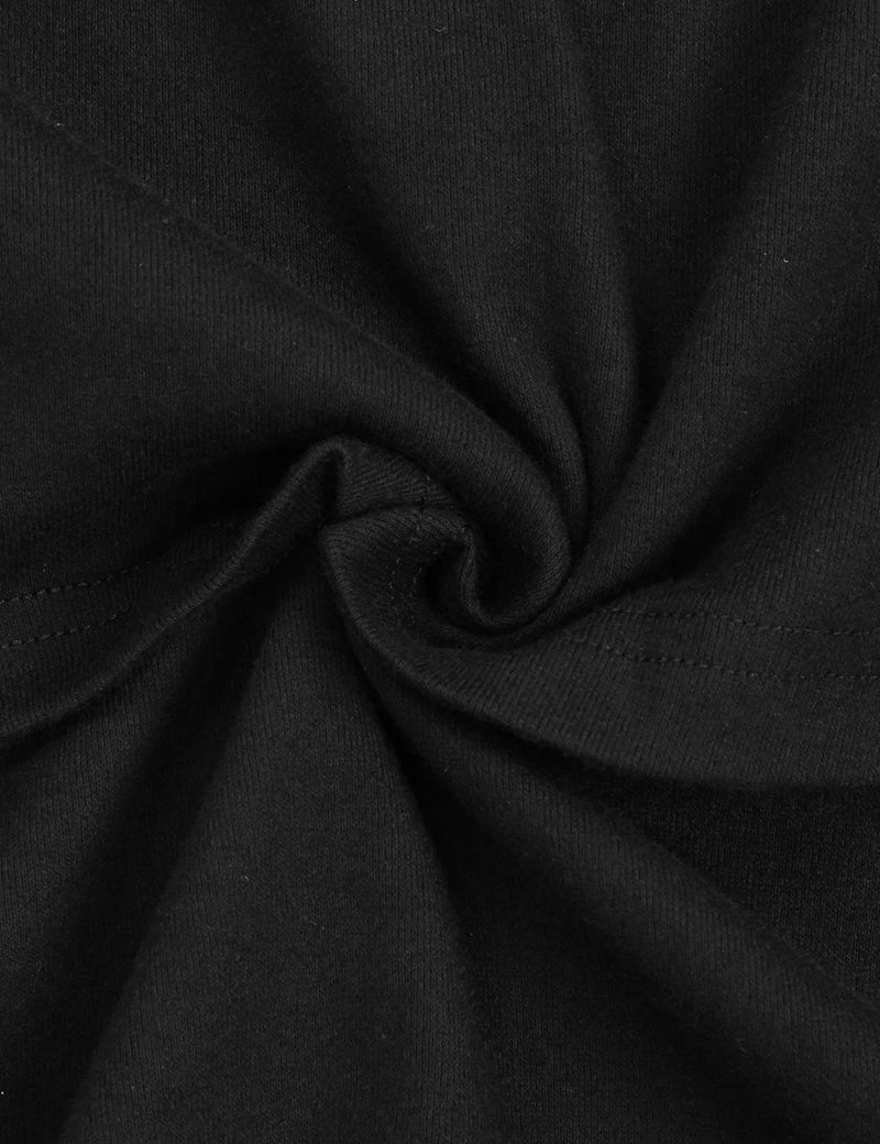 connche Quinee Breastfeeding Tops, Long Sleeve V Neck Pullover Nursing Hoodies for Women Mothers Tunic Sweatshirts Patchwork Maternity Shirt Autumn Light Everyday Wear Black L - Image 4