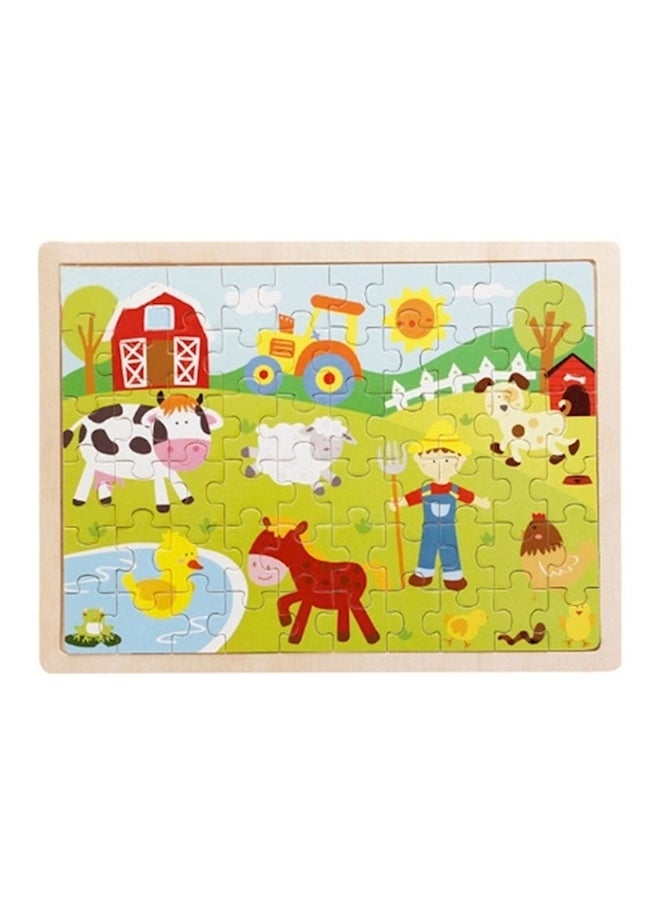 60-Piece Wooden Jigsaw Puzzle - Image 1