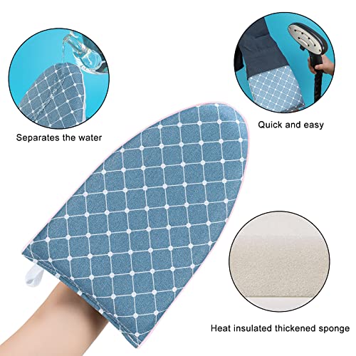 CINPIUK Garment Steamer Ironing Gloves Anti Steam Glove Heat Resistant Garment Steamer Mitt, Garment Steam Accessories for Clothes，Blue - Image 3