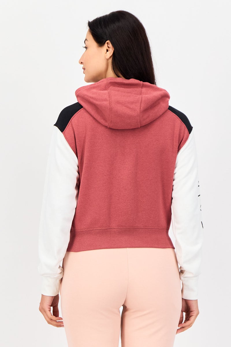 Nike سويت شيرت خارجي طويل الأكمام للنساء بتصميم قياسي، متعدد الألوان - Image 3