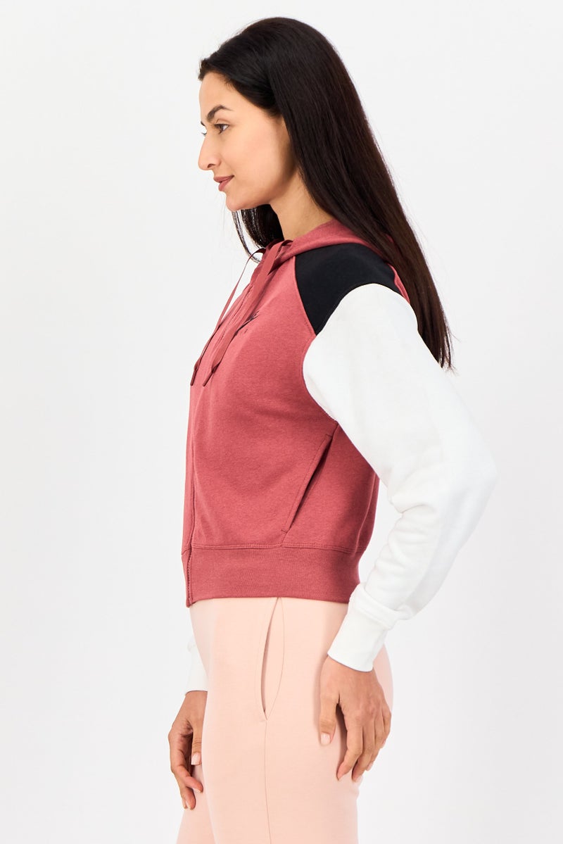 Nike سويت شيرت خارجي طويل الأكمام للنساء بتصميم قياسي، متعدد الألوان - Image 2