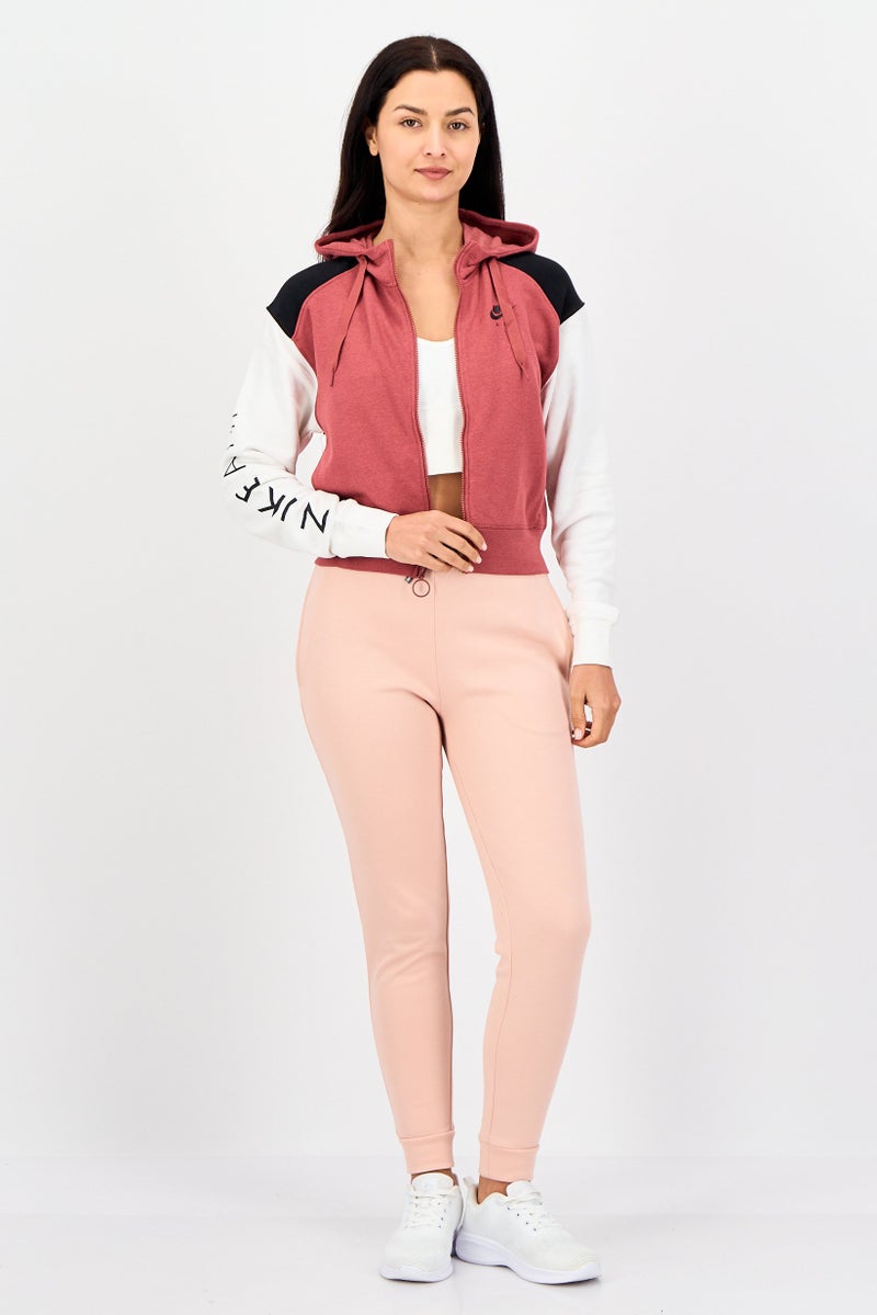 Nike سويت شيرت خارجي طويل الأكمام للنساء بتصميم قياسي، متعدد الألوان - Image 4