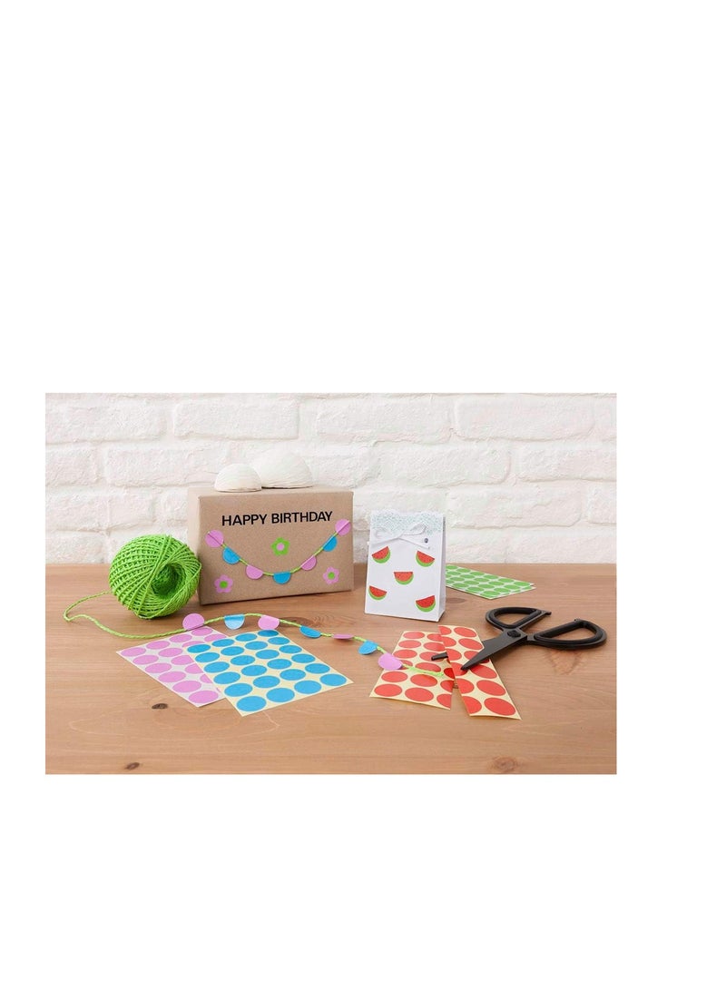 افيري مجموعة ملصقات لاصقة Avery Zweckform 3003 بقطر 18 مم، 96 قطعة، أسود - Image 4