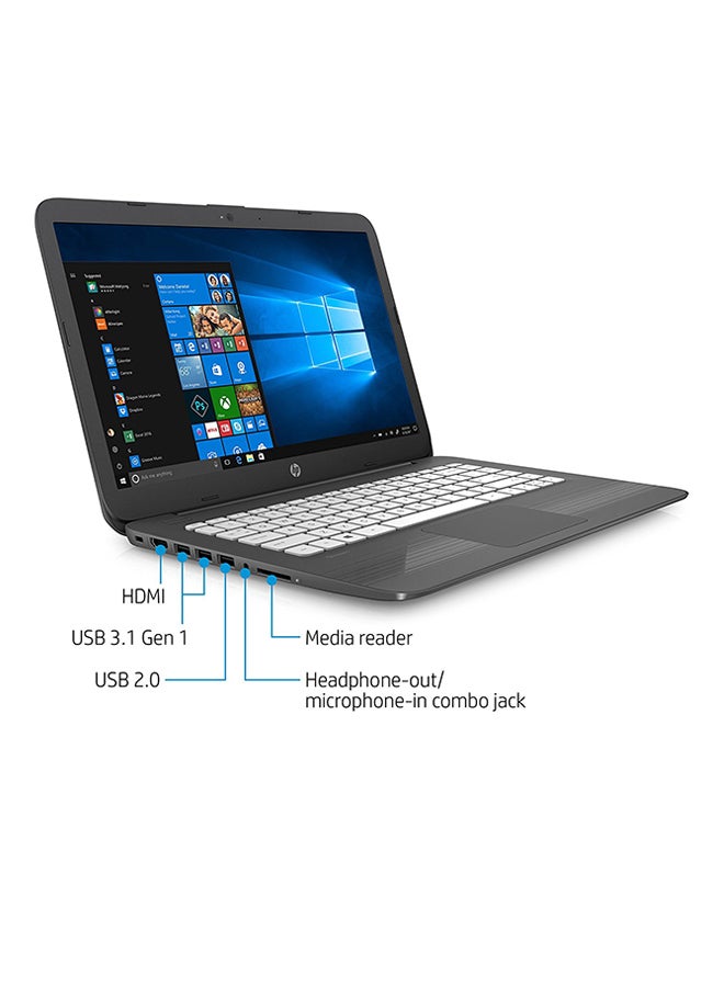 HP Stream Laptop With 14-Inch Display, Celeron Processor/4GB RAM/32GB eMMC/Intel HD Graphics 400 Black - Image 4