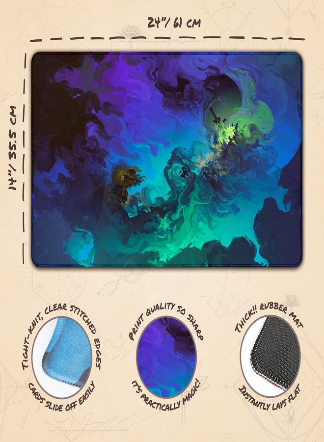 Paramint I Am No Man (Stitched) - MTG Playmat by Anato Finnstark - Compatible with Magic The Gathering Playmat - Original Play Mat Art Designs - Image 4