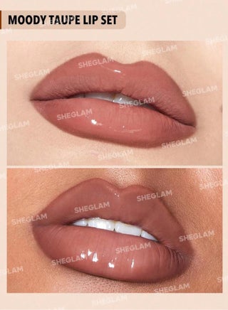 Soft 90's Glam Lip Liner And Lip Duo Set Moody Taupe - view 2