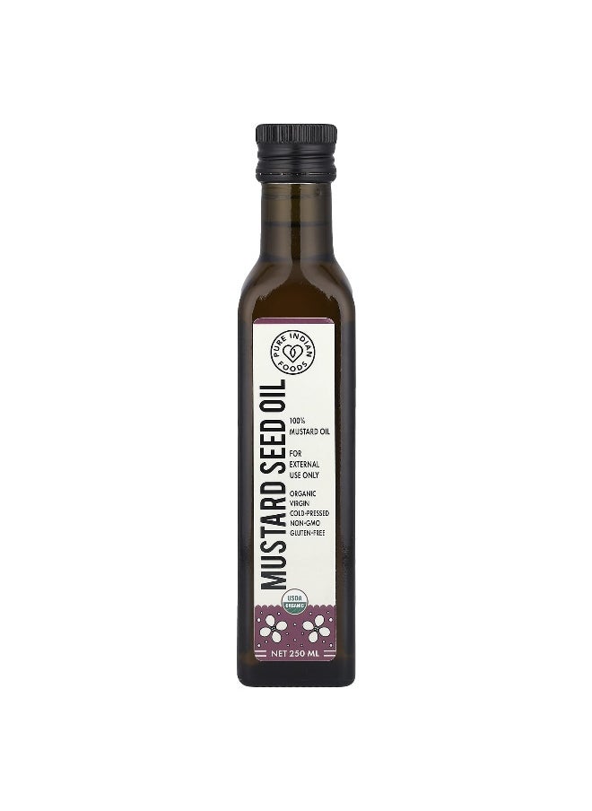 Pure Indian Foods Pure Indian Foods, Mustard Seed Oil, 250 ml  - Image 1