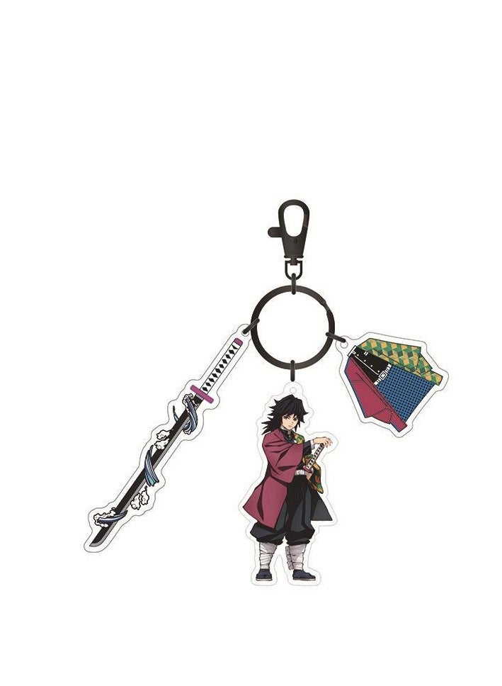 Demon Slayer Cartoon Creative Keychain