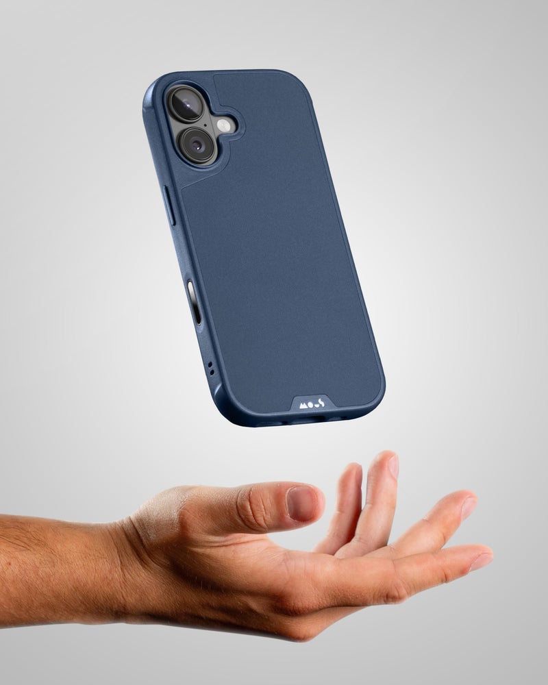 Mous for iPhone 17 Case, Compatible with MagSafe - Limitless - Protective Magnetic Cover for iPhone 17 - Shockproof, Full Camera Protection, Anti-Scratch Back, Marine Blue - Image 4